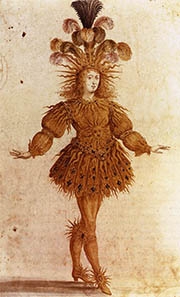 Louis XIV in costume for the Ballet Royal de la Nuit