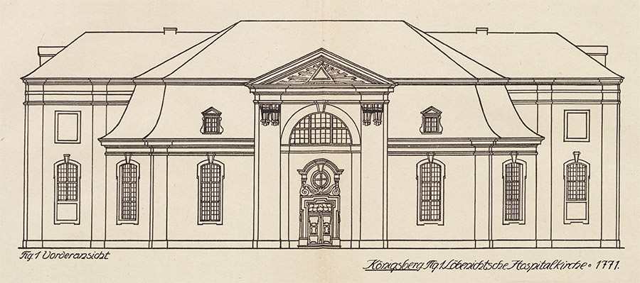 Лёбенихтская госпитальная кирха, 1771