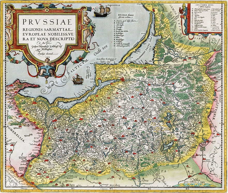 Карта Пруссии