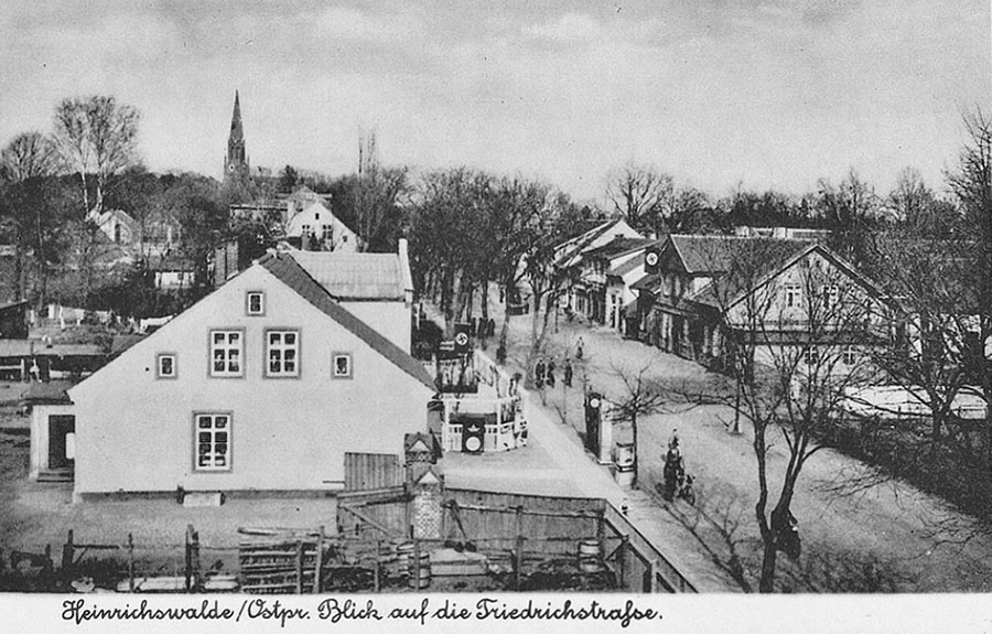 Фридрихштрассе — главная улица Хайнрихсвальде