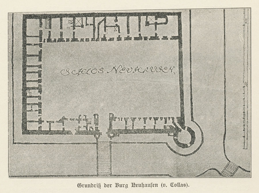 План замка Нойхаузен