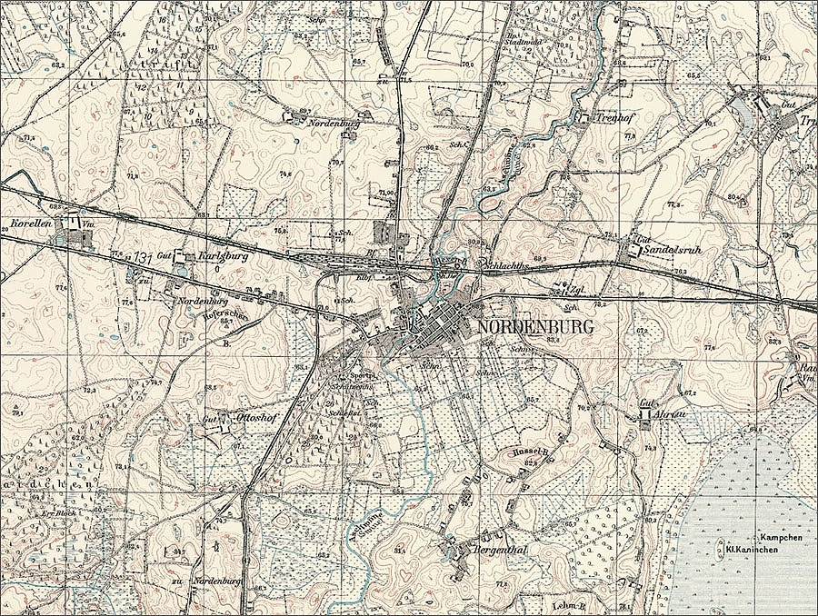 Норденбург на карте