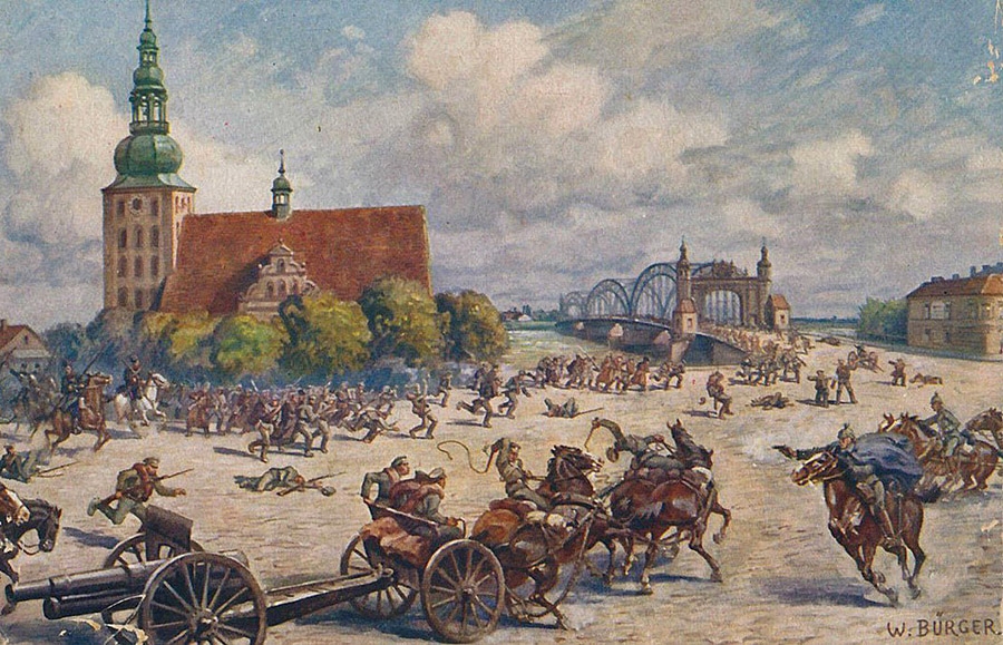 Боестолкновение в Тильзите во время Первой мировой войны