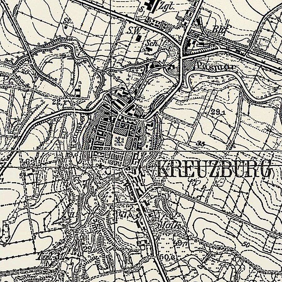 Карта Кройцбурга