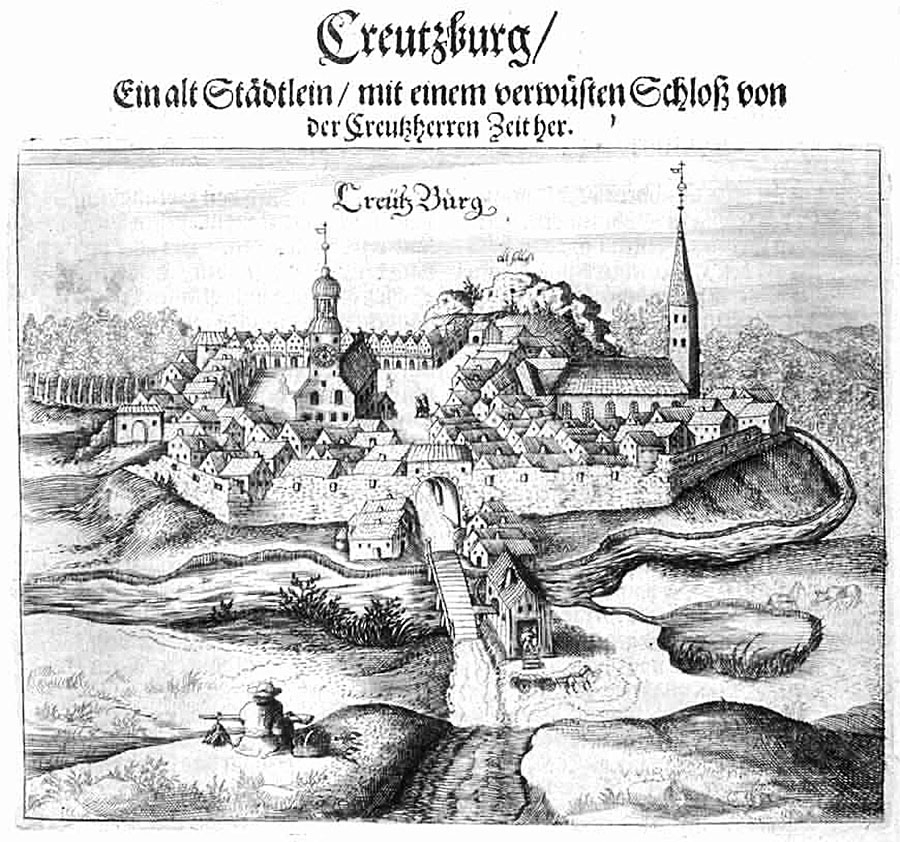 Кристоф Харткнох. Кройцбург в 1684 году