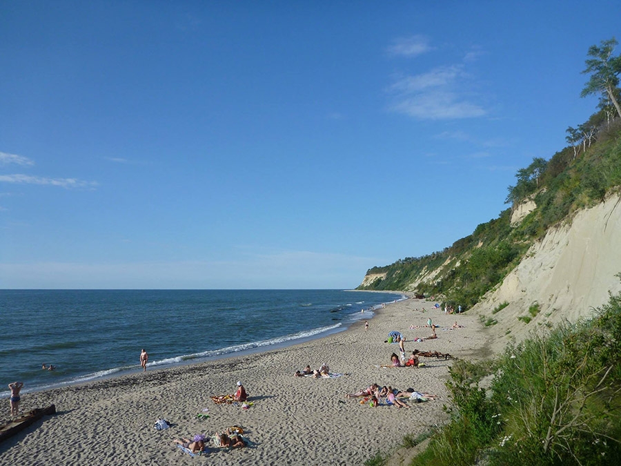 Пляж в Донском