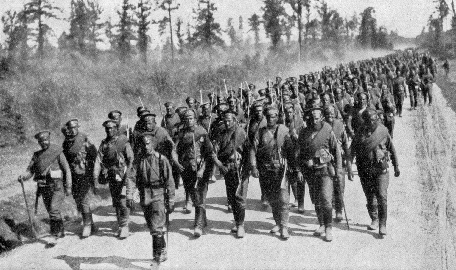 Русская армия на марше