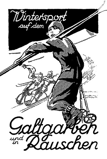 Зимний спорт на Гальтгарбене и в Раушене. Рекламный проспект  1930-х гг.
